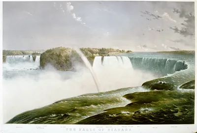 The Falls of Niagara--From the Canada side / painted by B. Hess ; Parsons & Atwater del.