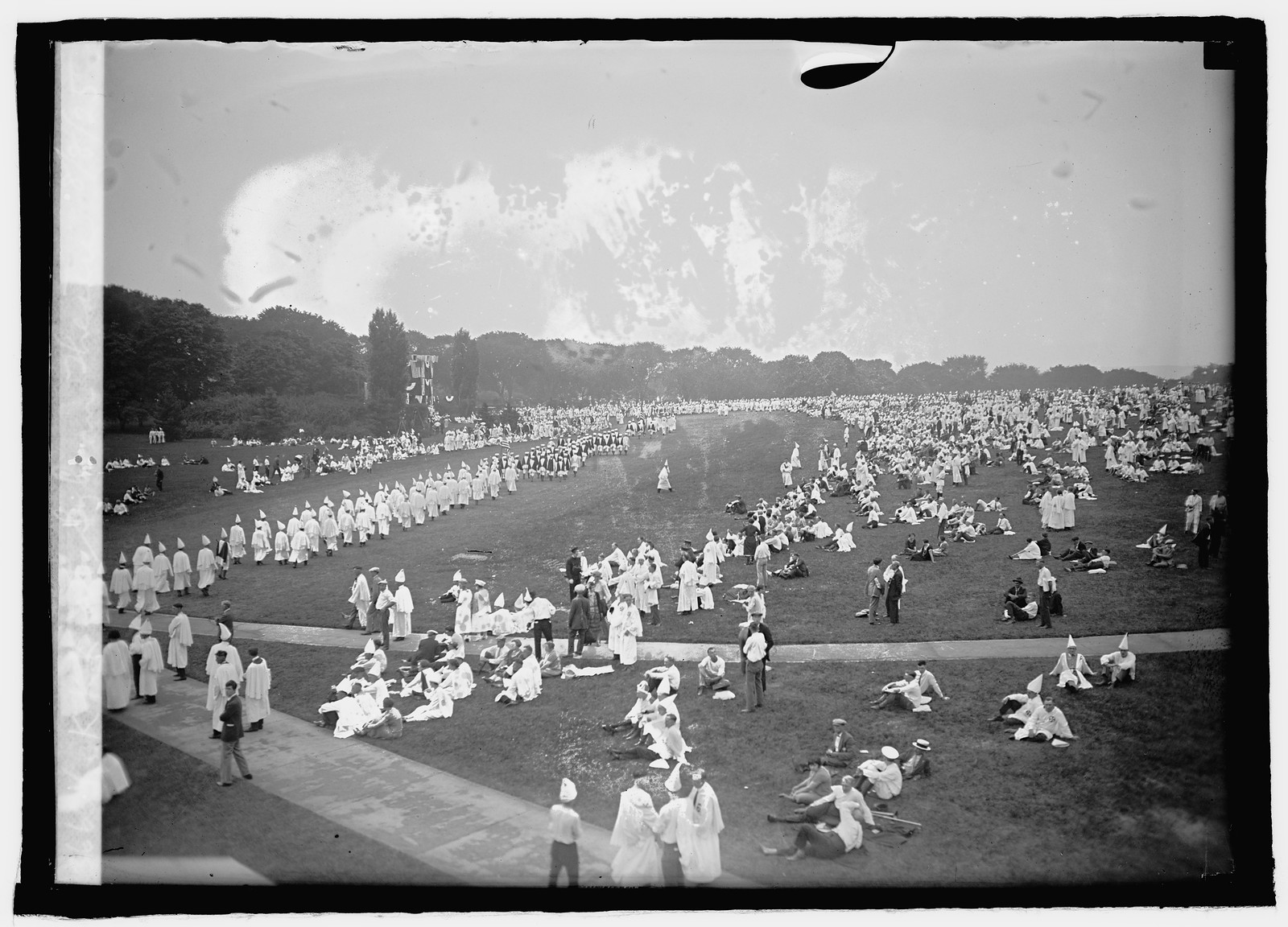 KKK at Sylvan Theatre, 8/8/25, [19]25 August 8. — historic photograph