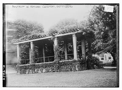 Rostrum in Nat'l Cem. - Gettysburg