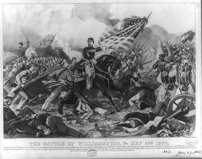 The Battle of Williamsburg, Va. May 5th 1862