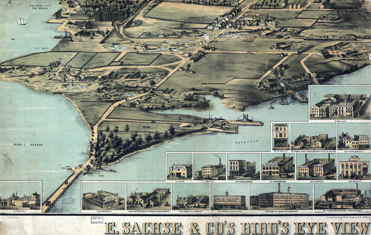 32, Maryland — antique map