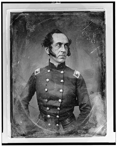 [James Duncan, three-quarters to the right, in military uniform]