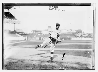 Ray Caldwell, New York AL, at Polo Grounds, NY (baseball)