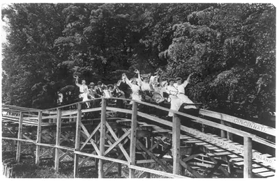 [Roller coaster at Coney Island, Cincinnati]