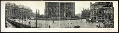 Cathedral Square, Cologne, August, Germany, 1919