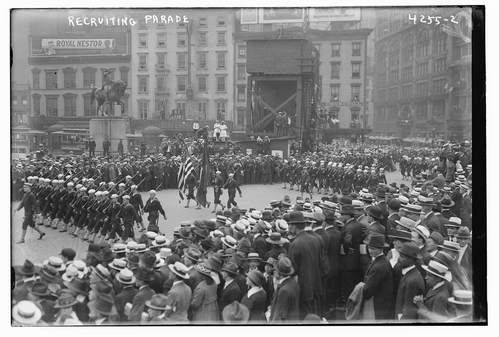 Recruiting Parade, n/a — historic photograph