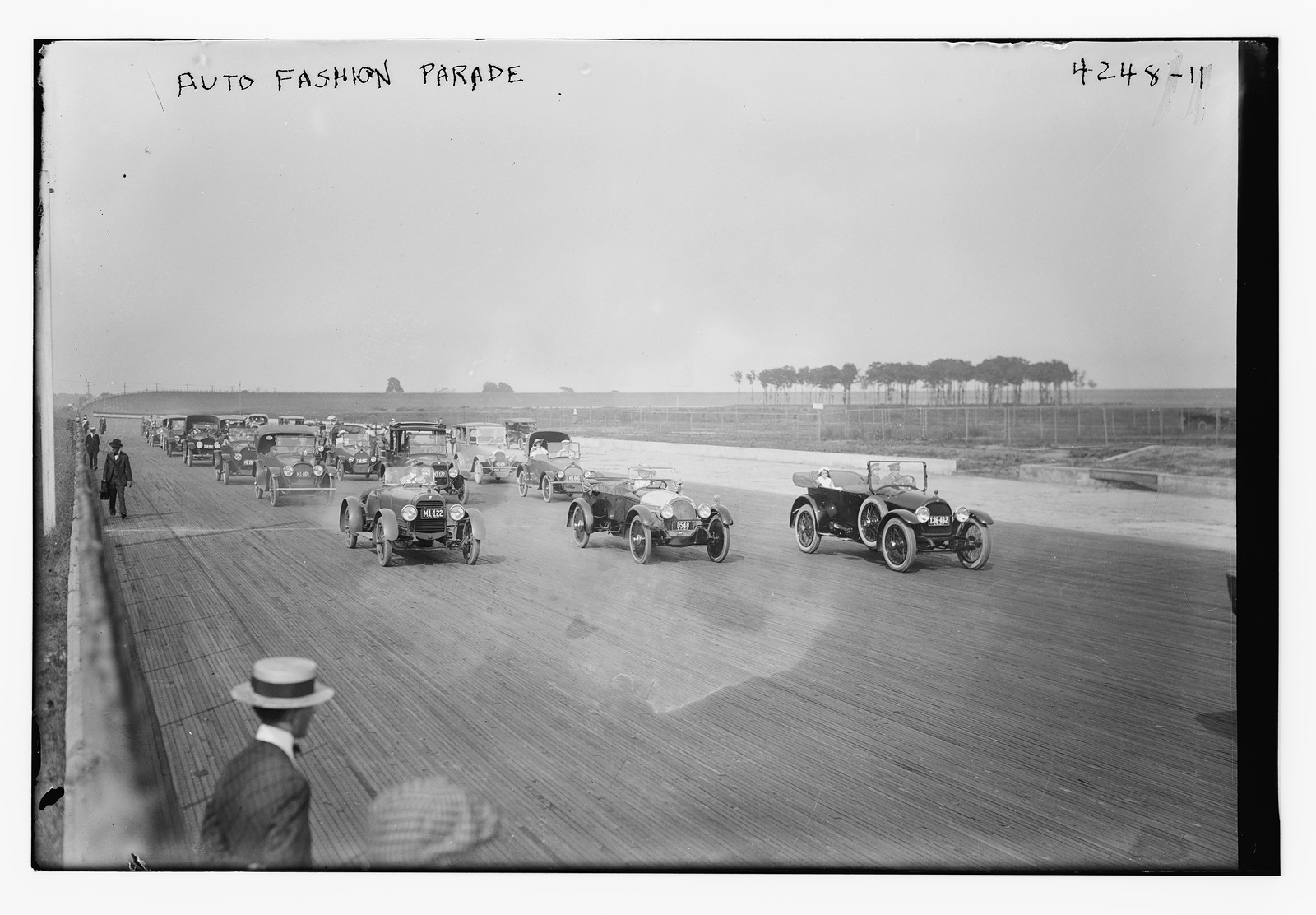 Auto fashion parade, n/a — historic photograph