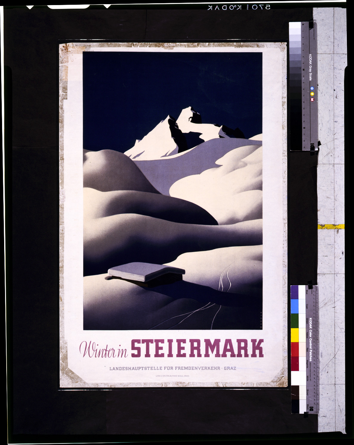 Winter in Steiermark / Wagula., Graz : Alfred Wall, [between 1930 and 1940(?)] — vintage poster