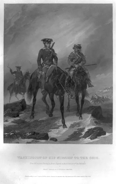 Washington on his mission to the Ohio