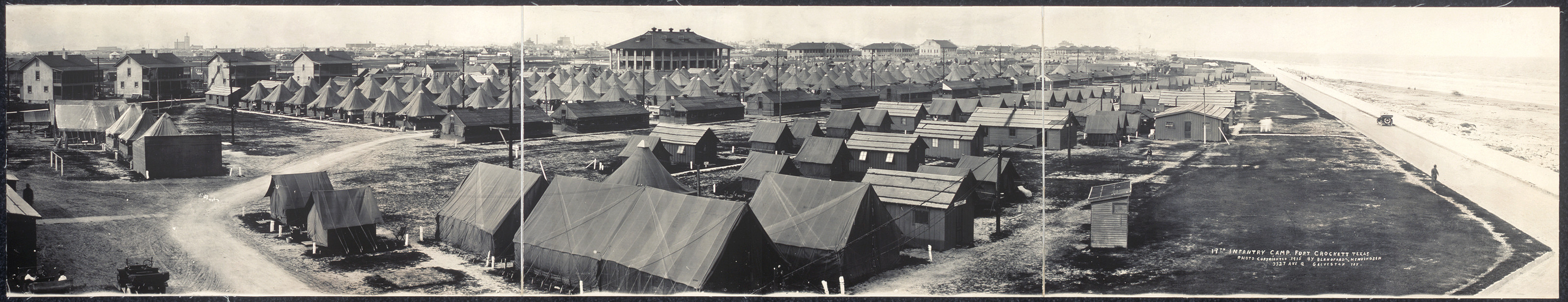 19th Inf Fort Crockett Galveston, Texas, 1915, 1915 — historic image