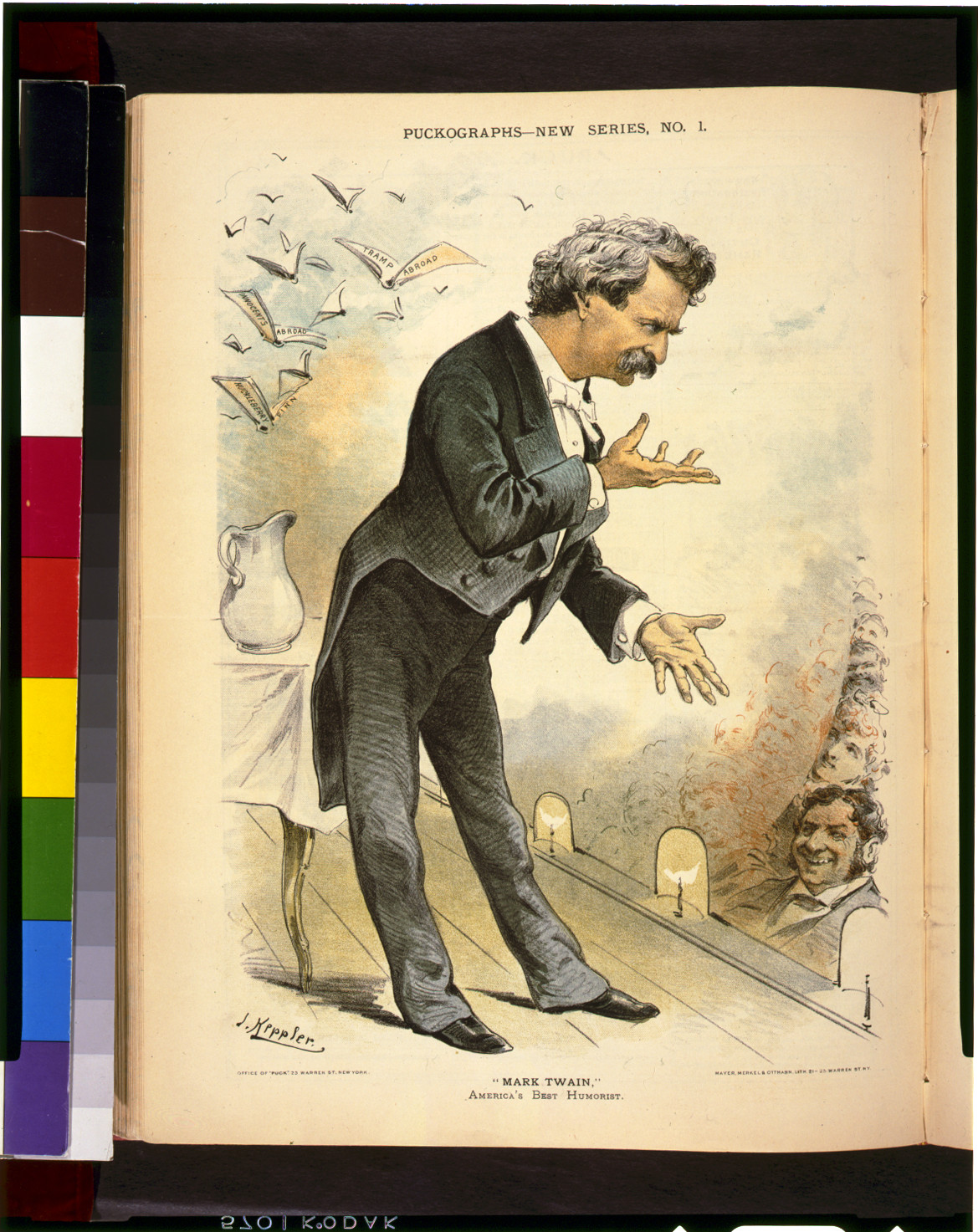 Mark Twain," America's Best Humorist — historic image