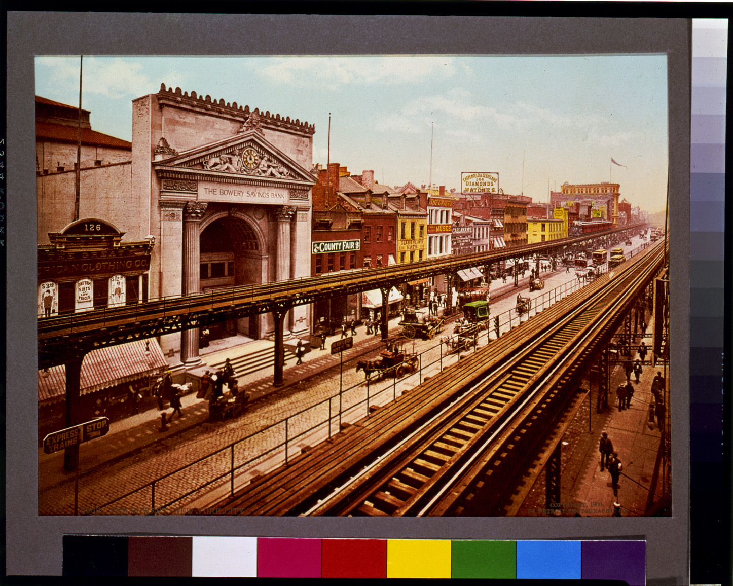 The Bowery, New York City, c1900. — historic print