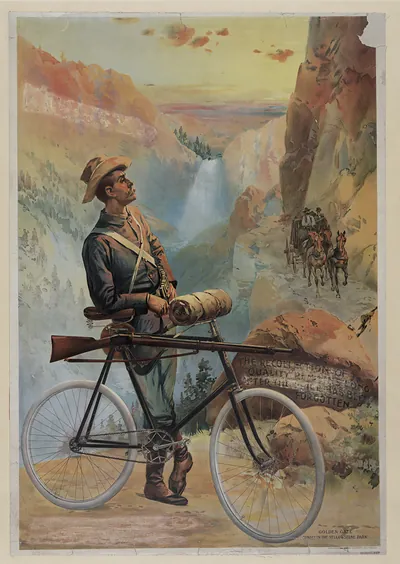 Golden Gate, Ride in the Yellowstone Park poster