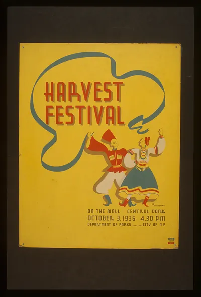 Harvest festival on the mall Central Park / M. Weitzman.
