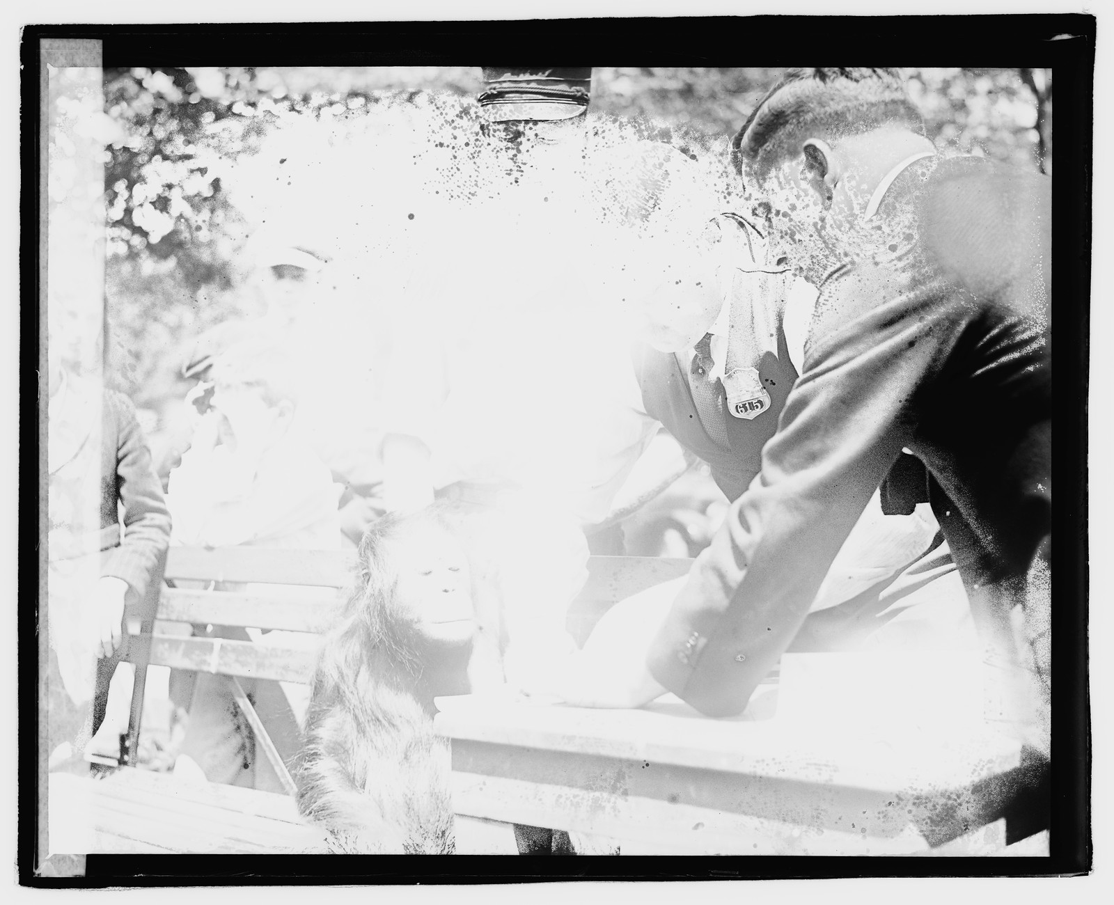 Finger prints of monk., [1921] — historic photograph