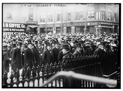 Utica - Sherman funeral