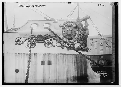 Figurehead of U.S.S. Olympia, Boston Navy Yard