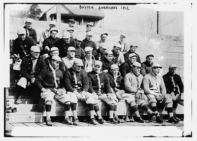 Red Sox at spring training, Hot Springs, AR, Boston, AL (baseball)
