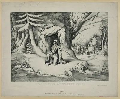 Washington At Valley Forge