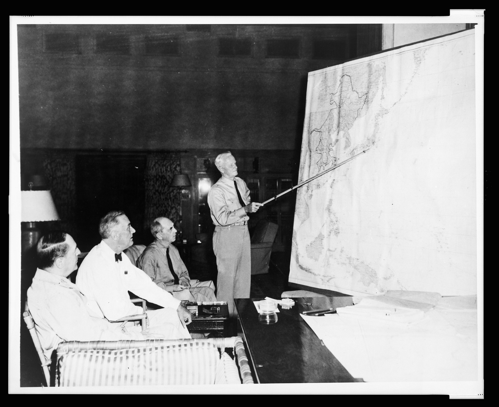 President Roosevelt in Hawaii — historic photograph
