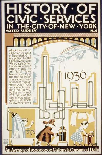 History of civic services in the city of New York Water supply No. 4 (S) An average of