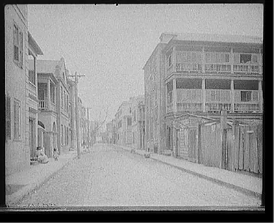 [Tradd Street, a bit of old Charleston, Charleston, S.C.]