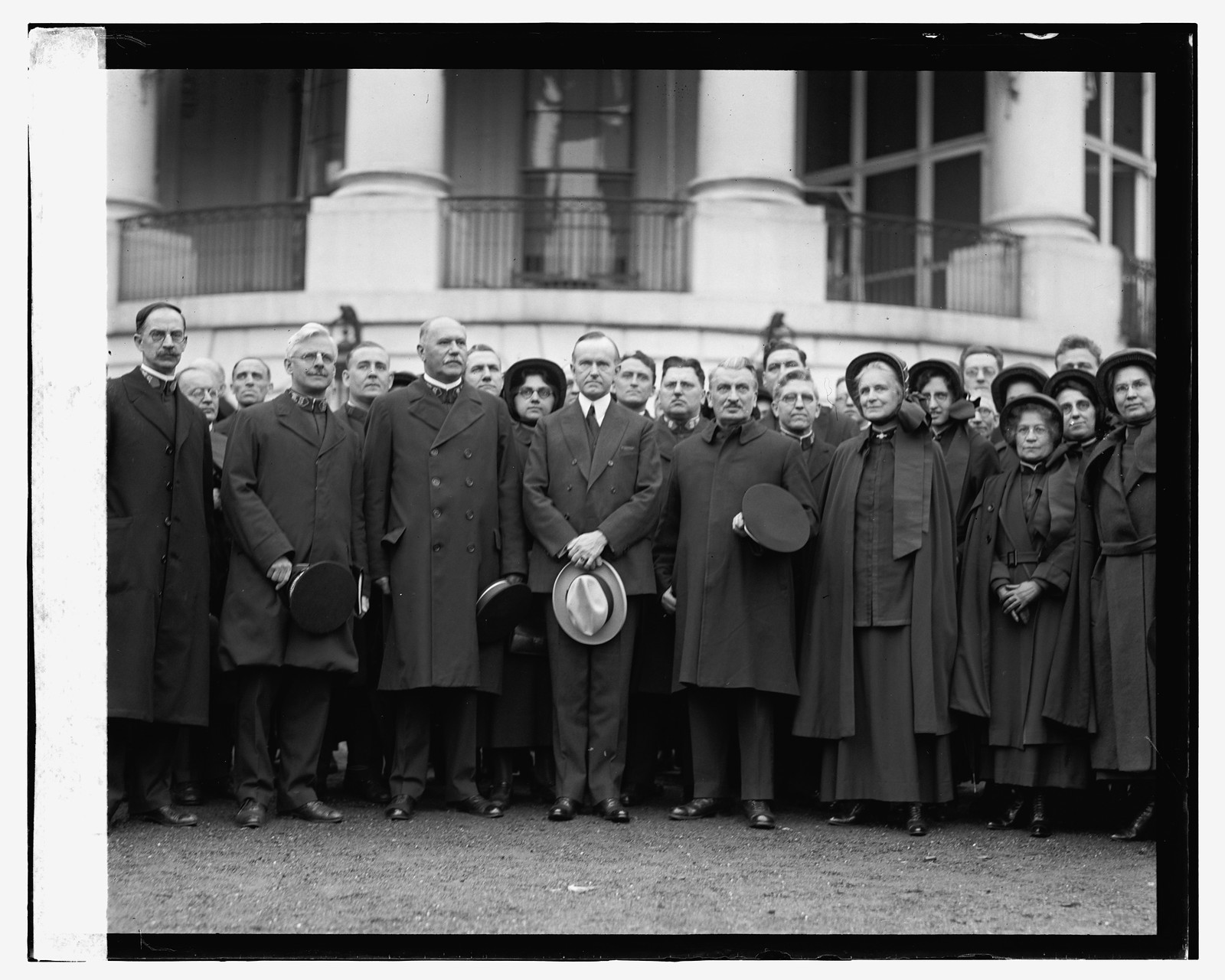 Coolidge & Salvation Army, 11/5/23, [19]23 November 5. — historic photograph