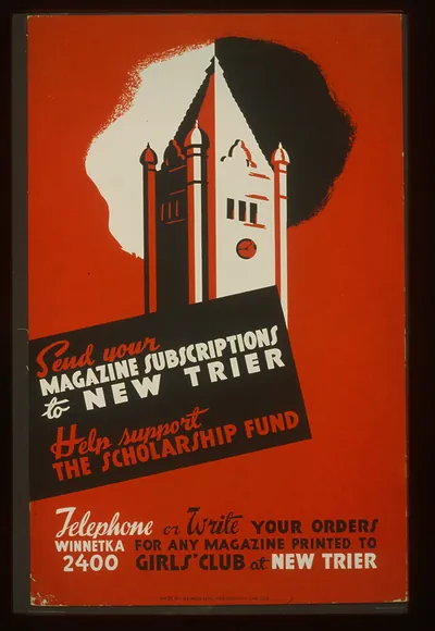 Send your magazine subscriptions to New Trier Help support the scholarship fund.