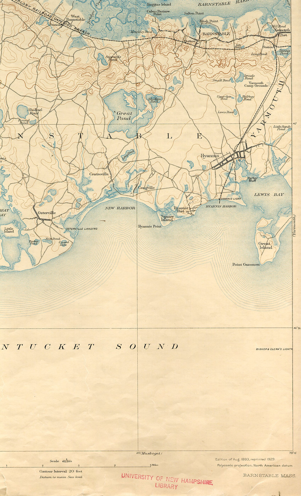 barn 93 se, Massachusetts — antique map