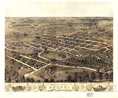 Delphia, Indiana, 1868