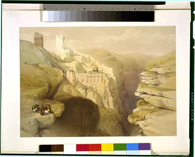 Convent of St. Saba April 4th 1839 / David Roberts, R.A.