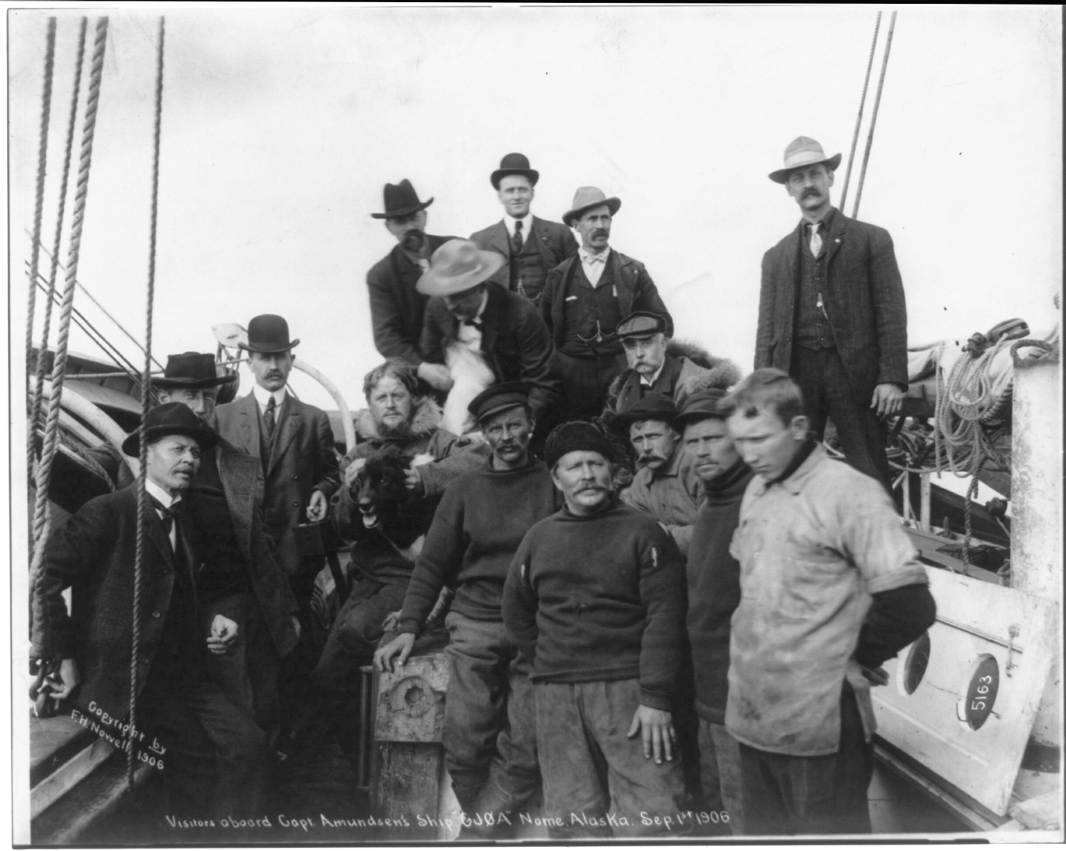 Roald Amundsen, 1906 Sept. 1. — historic photograph