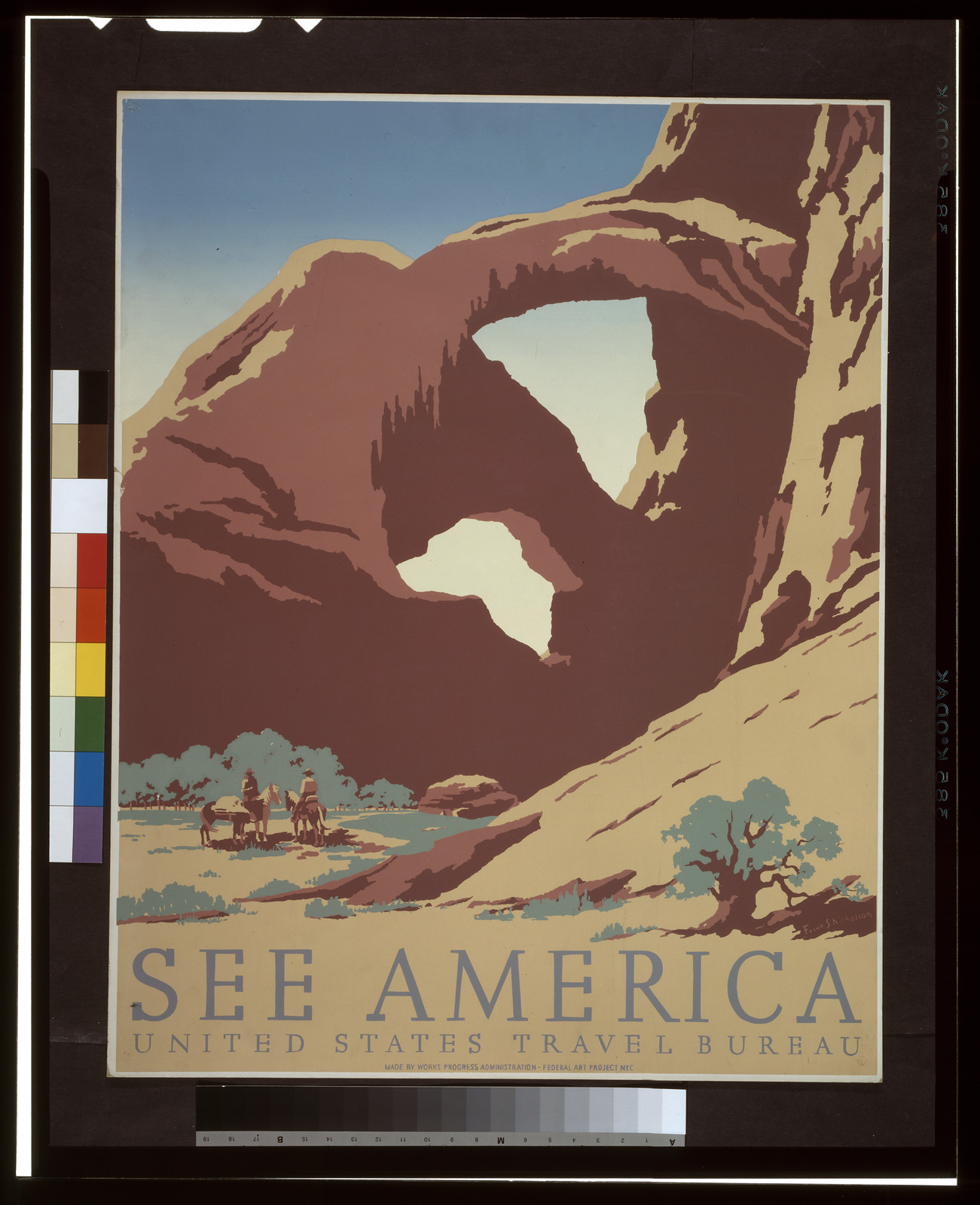 See America / Frank S. Nicholson., 1936 — vintage poster