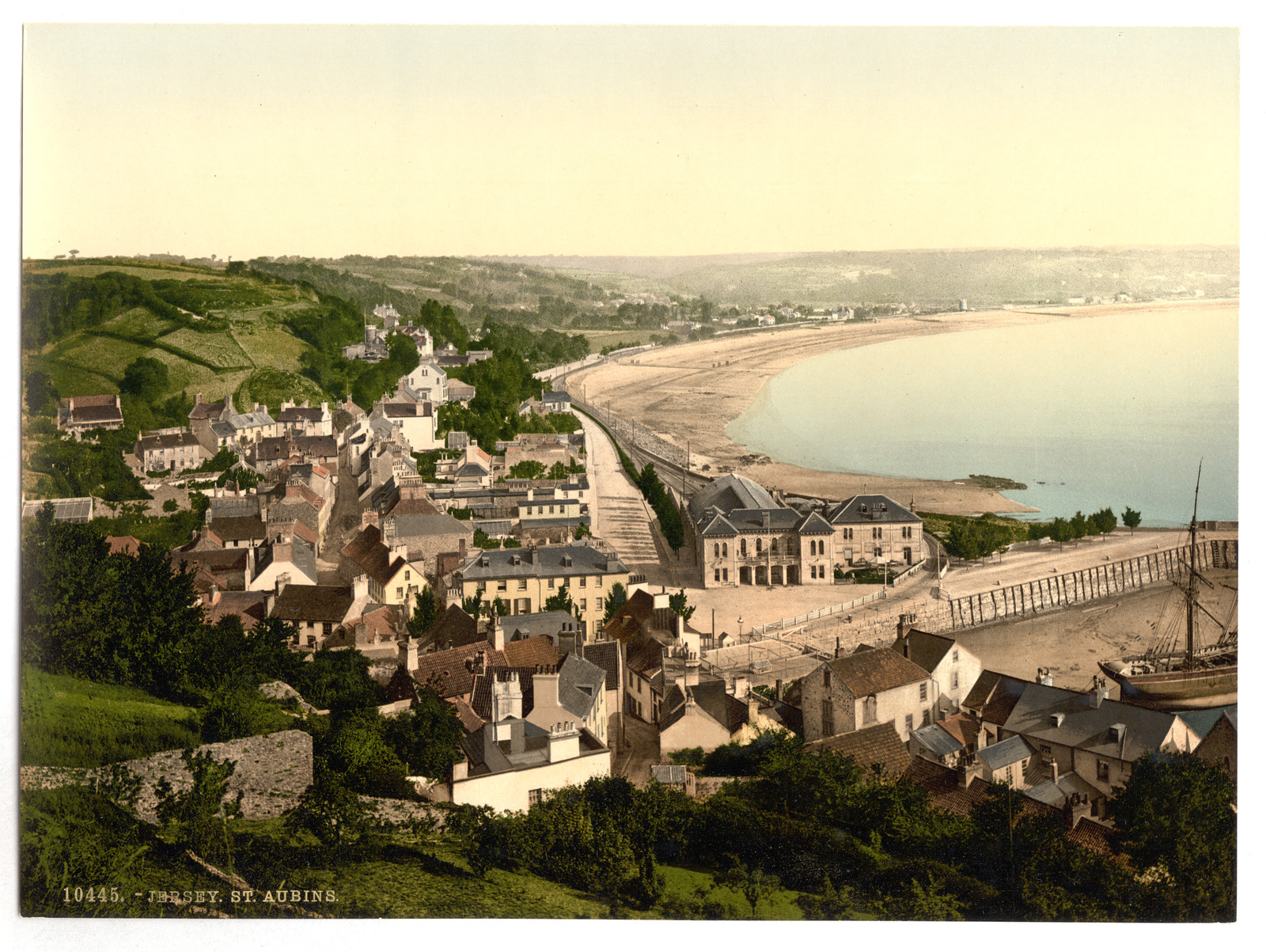 Jersey Saint Aubins Channel Islands England, [between ca. 1890 and ca. 1900]. — historic print