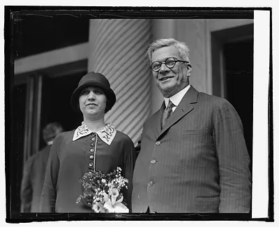 President Elect Gerardo Machado with daughter, Elvira, 4/15/25