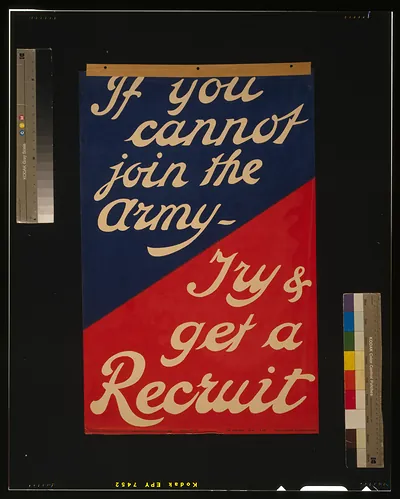 If you cannot join the army - Try & get a recruit / Haycock-Cadle Co., Camberwell.