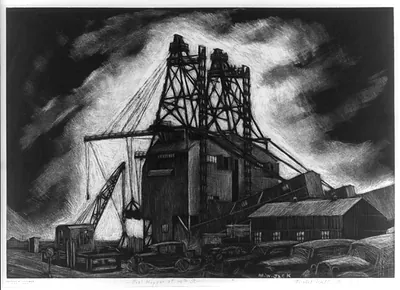 Coal hopper at 14th St.