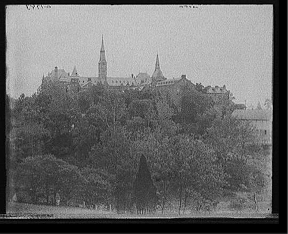 [Georgetown University from observatory, Washington, D.C.], [between 1900 and 1910] — historic photograph