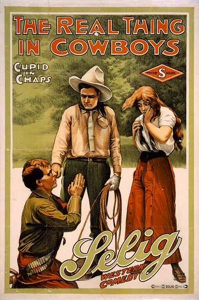 The Real thing in cowboys cupid in chaps.