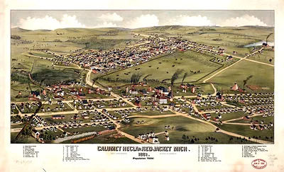 Calumet Hecla Red Jacke, Michigan
