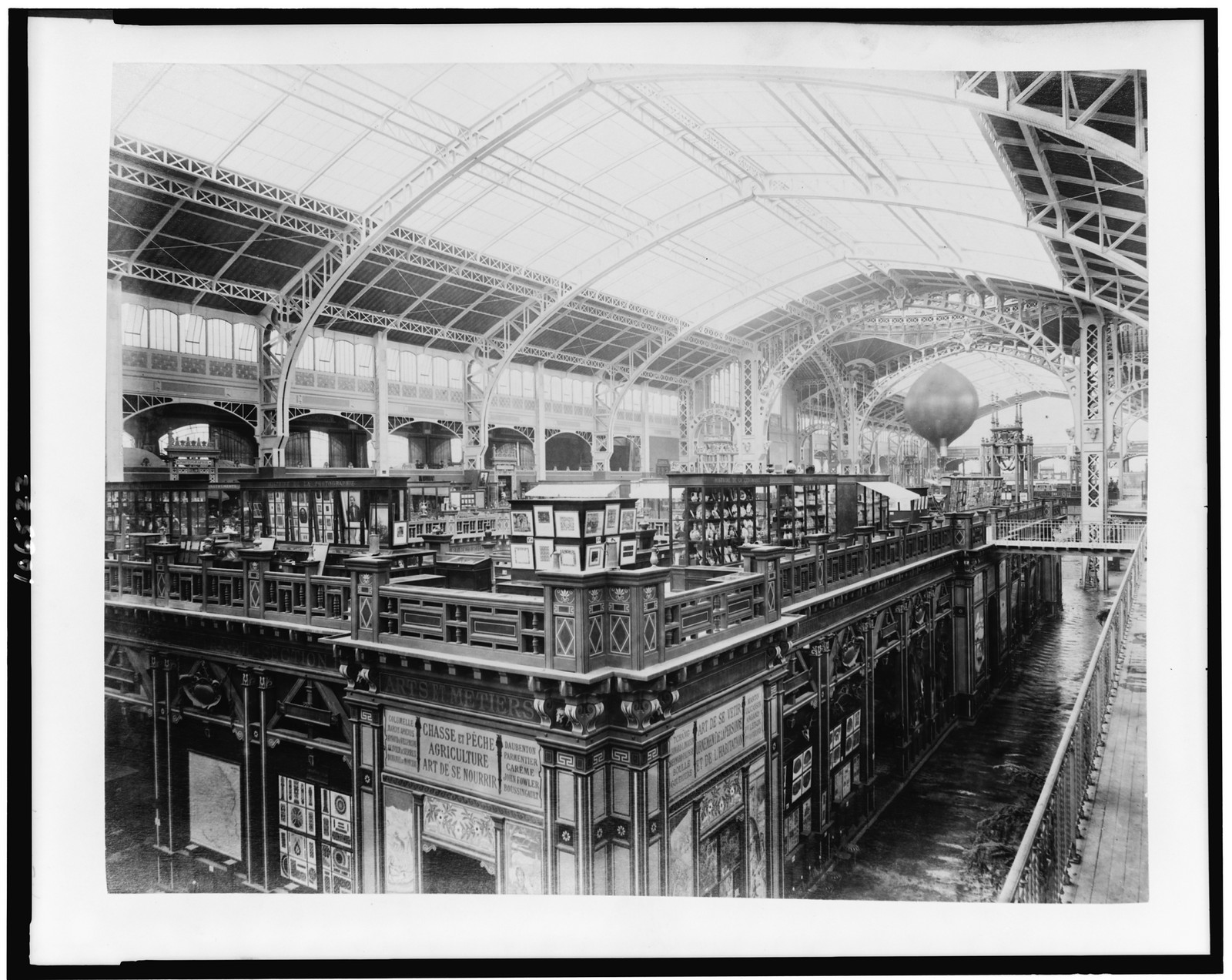 [Arts and crafts exhibit, Palace of Liberal Arts, Paris Exposition, 1889], [1889] — historic print
