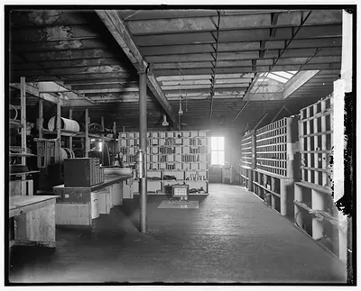 [Washington Virginia Motor Co. interior]