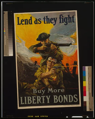 Lend as they fight - Buy more Liberty Bonds / Sidney H. Riesenberg.