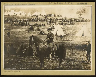 General Grant at City Point, Civil War photograph