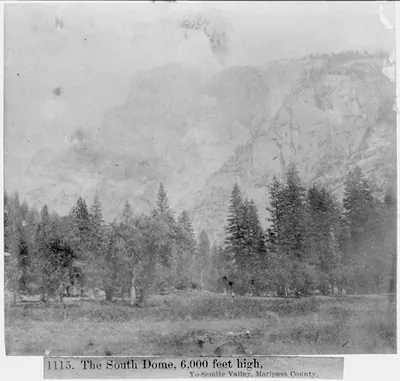 The South Dome, 6,000 feet high, Yosemite Valley, Mariposa County