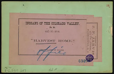 Indians of the Colorado Valley: Shí-ni-mos, "Harvest Home
