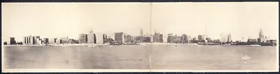 Chicago sky line, Illinois, 1926