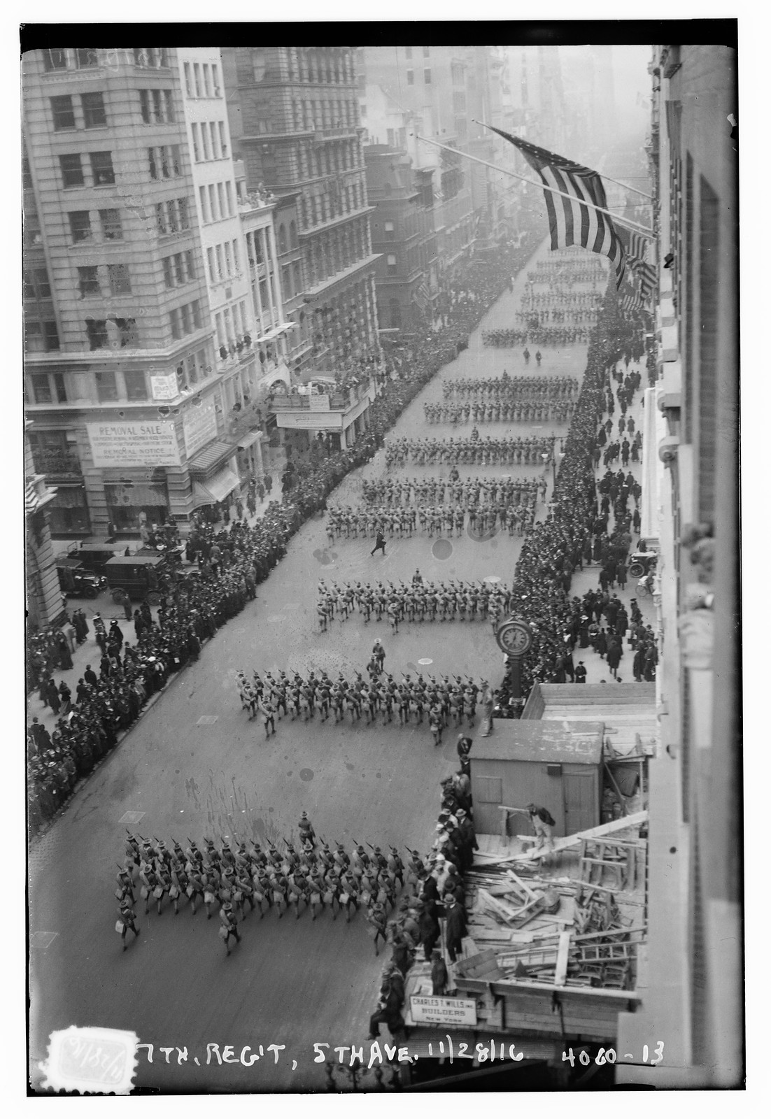 7th Regt., 5th Ave., 11/28/16, 11/28/16. — historic photograph