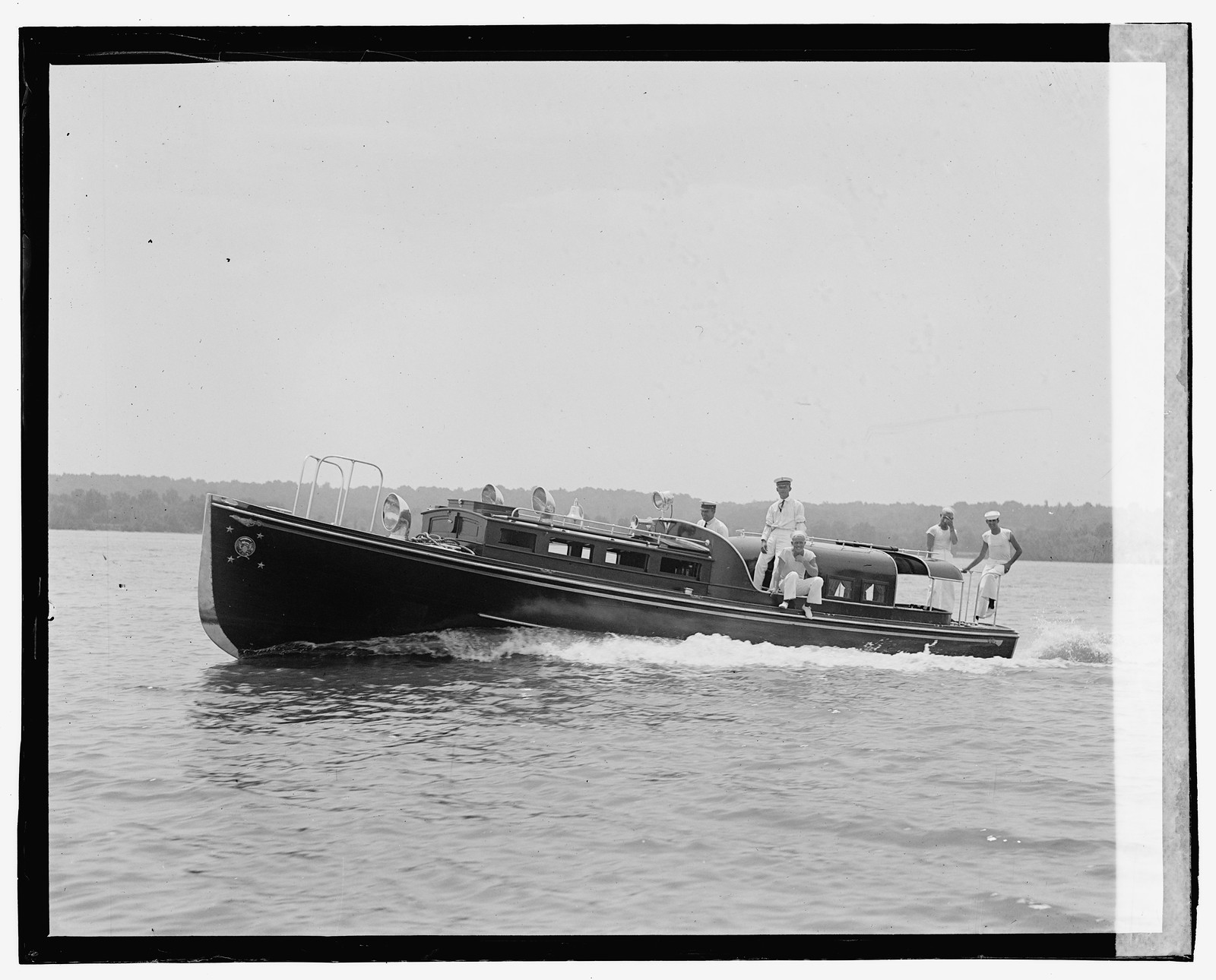 President's barge, [1923] — historic photograph
