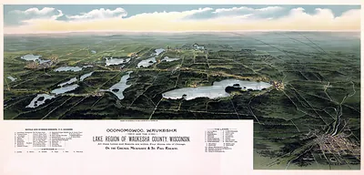 Oconomowoc Waukesha, Wisconsin, 1885